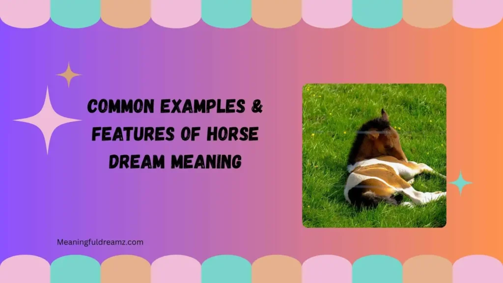 Common Examples & Features of Horse Dream Meaning