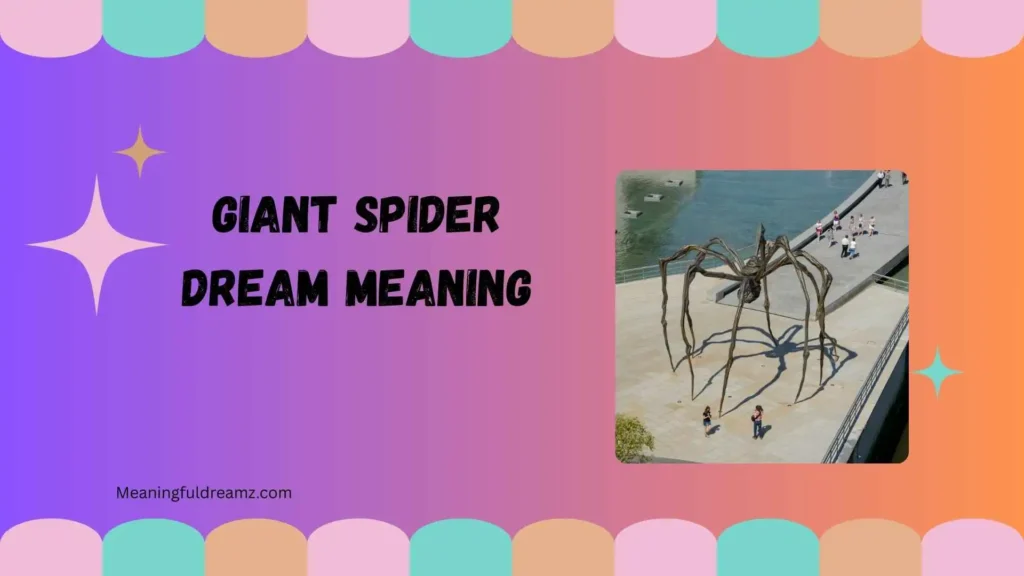 Giant Spider Dream Meaning