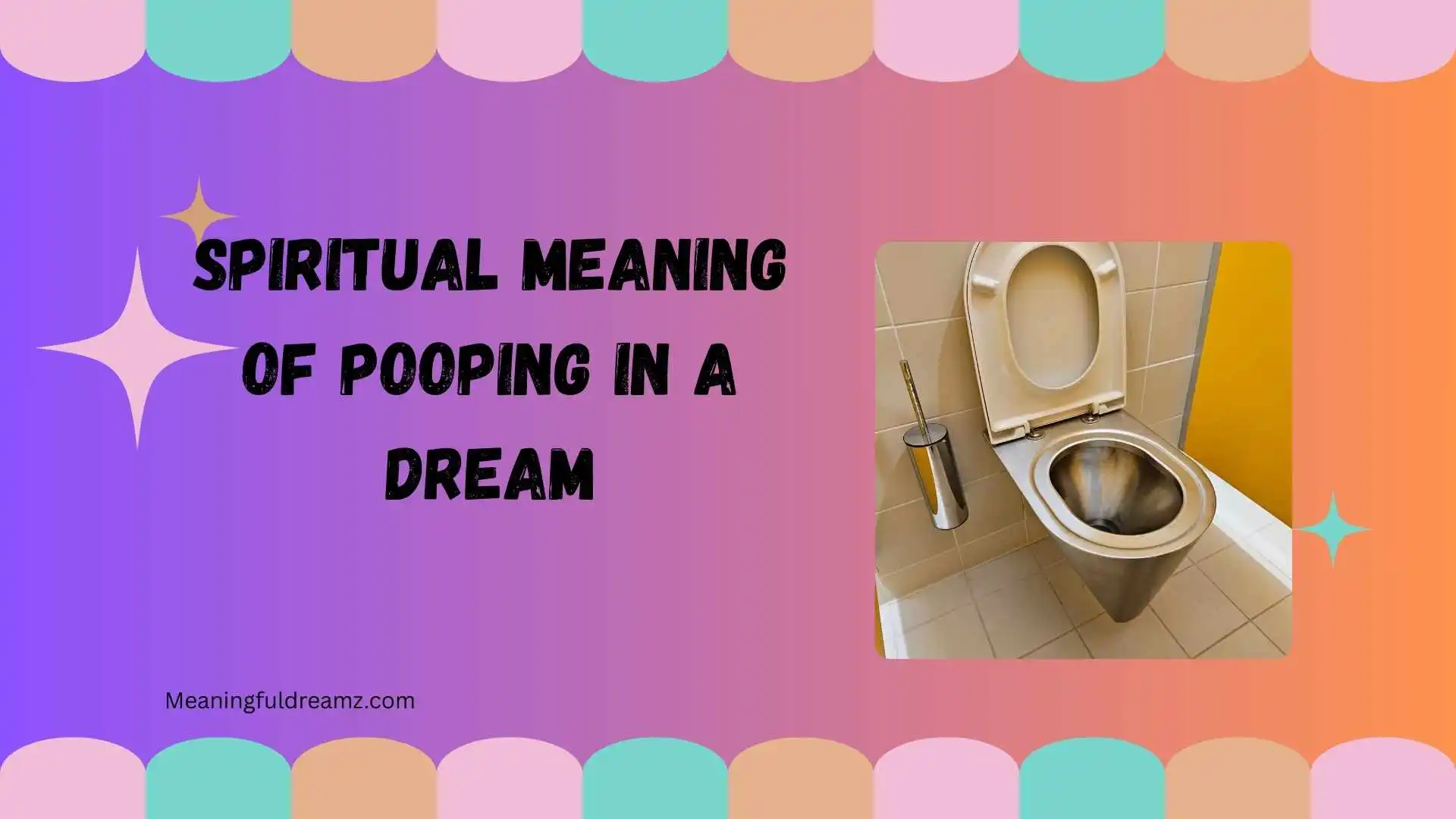 spiritual meaning of pooping in a dream