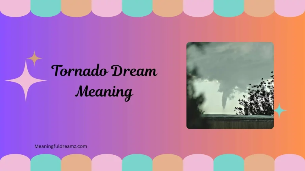 Types / Variations of Tornado Dream Meaning