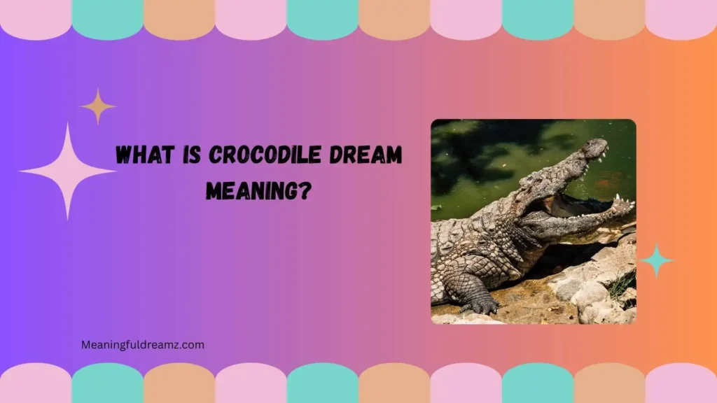 What Is Crocodile Dream Meaning?