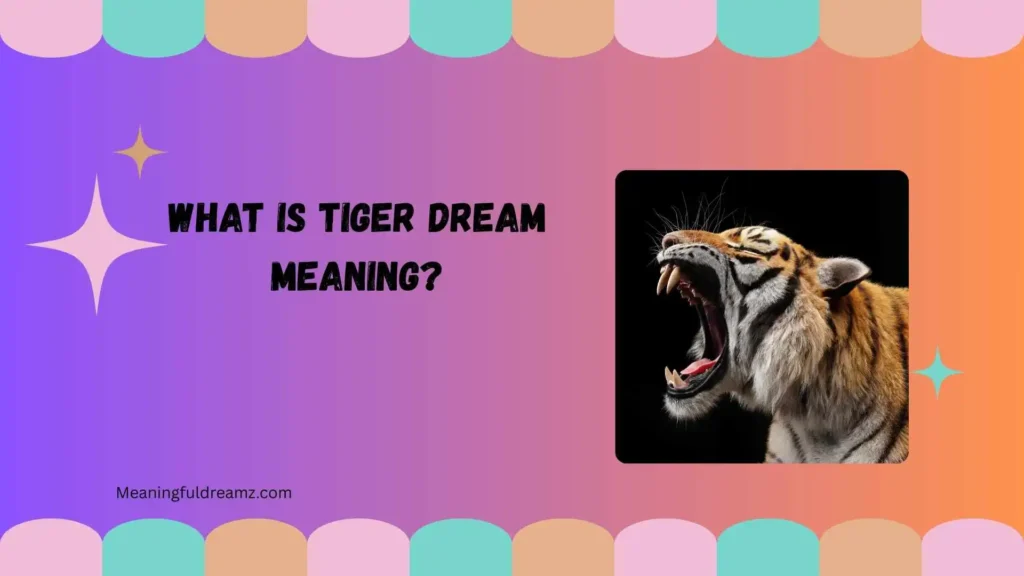 What Is Tiger Dream Meaning?