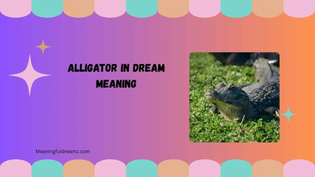 alligator in dream meaning