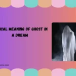 biblical meaning of ghost in a dream