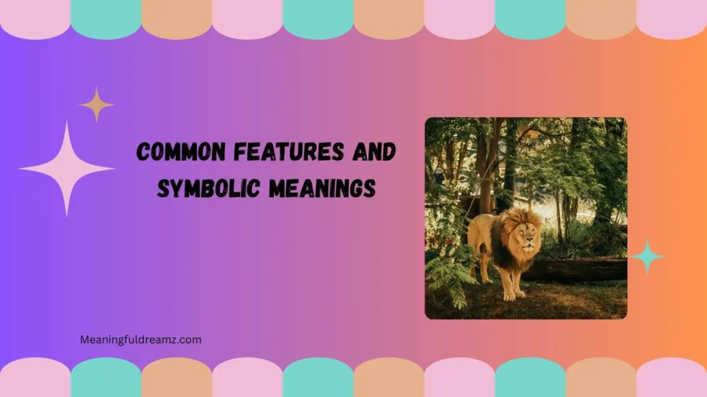 Common Features and Symbolic Meanings