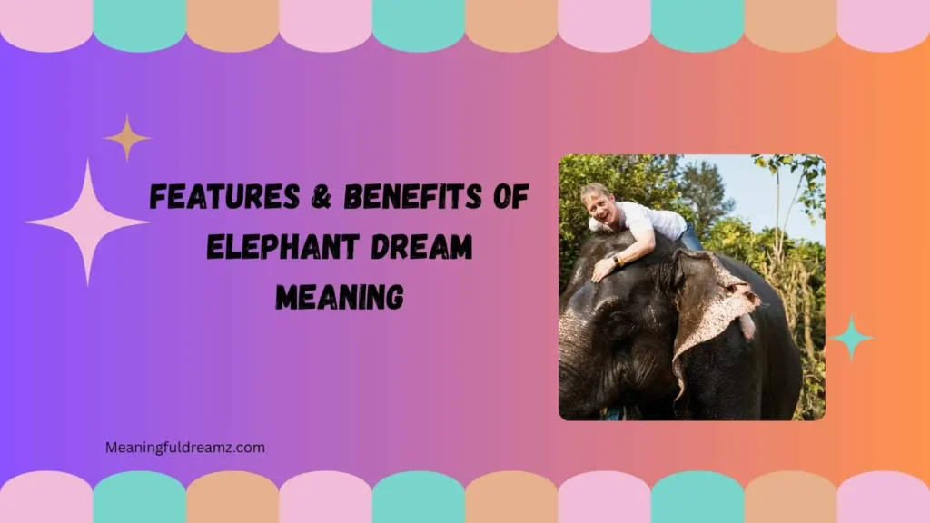 Features & Benefits of Elephant Dream Meaning