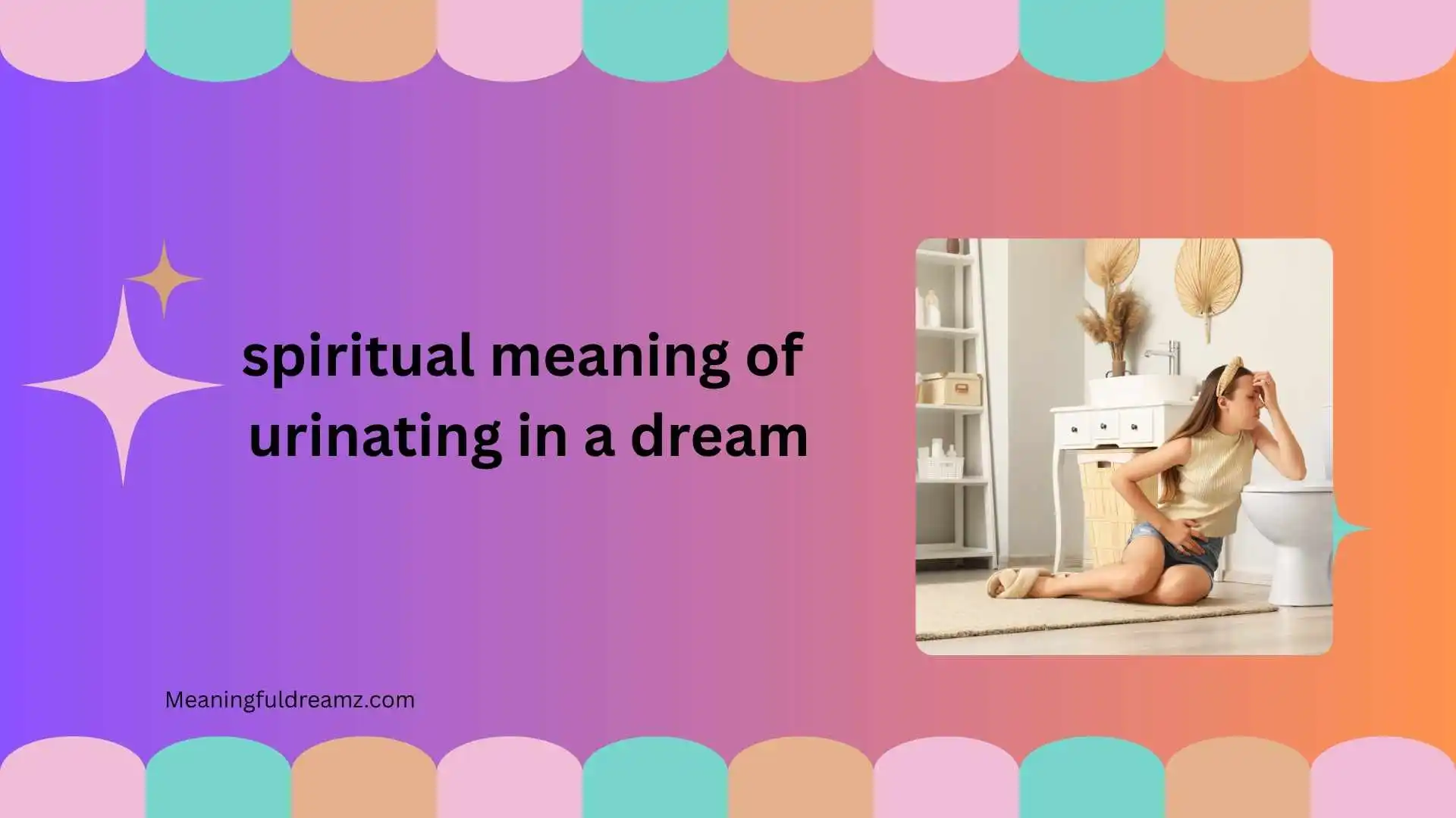 spiritual meaning of urinating in a dream