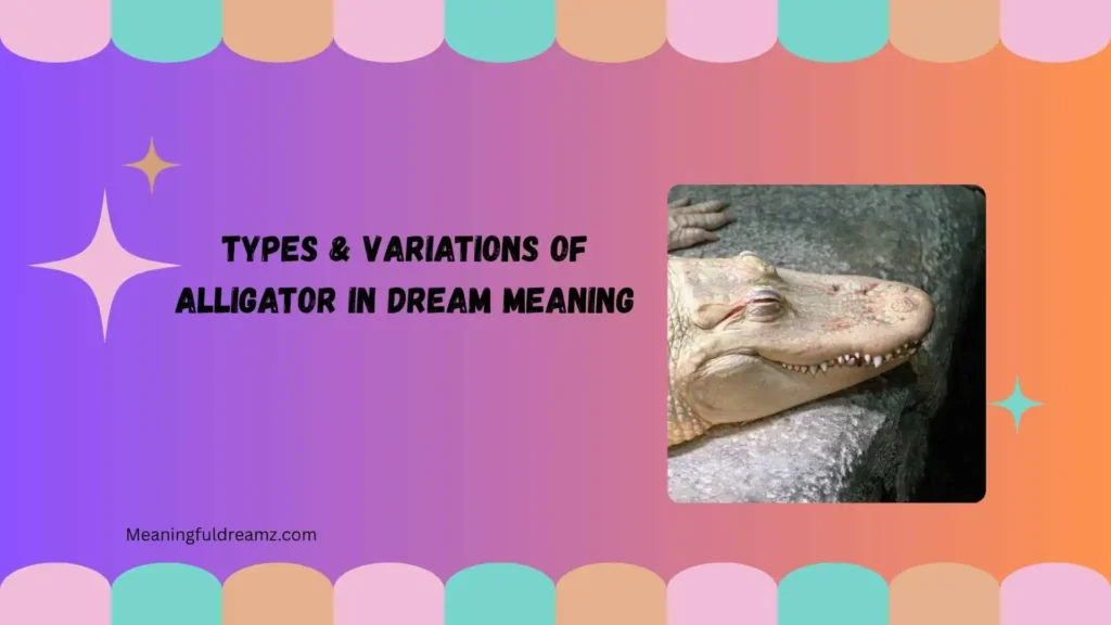 Types & Variations of Alligator in Dream Meaning