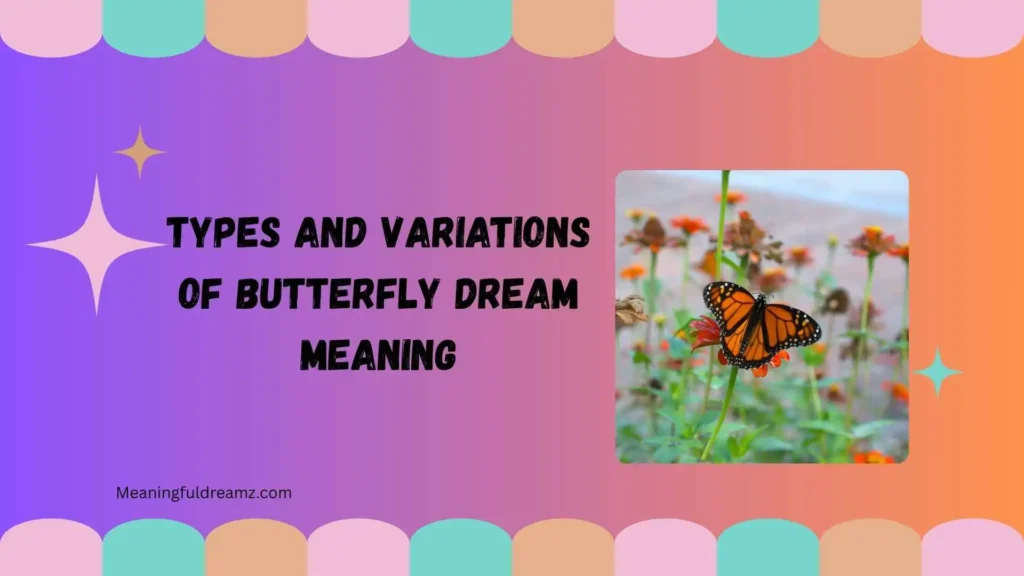 Types and Variations of Butterfly Dream Meaning