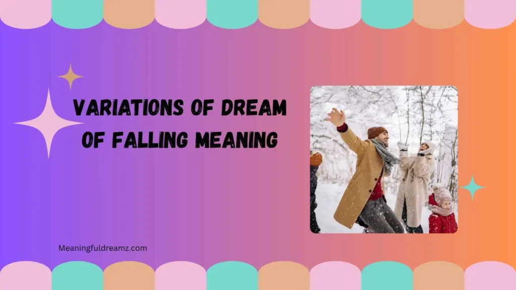 Variations of Dream of Falling Meaning