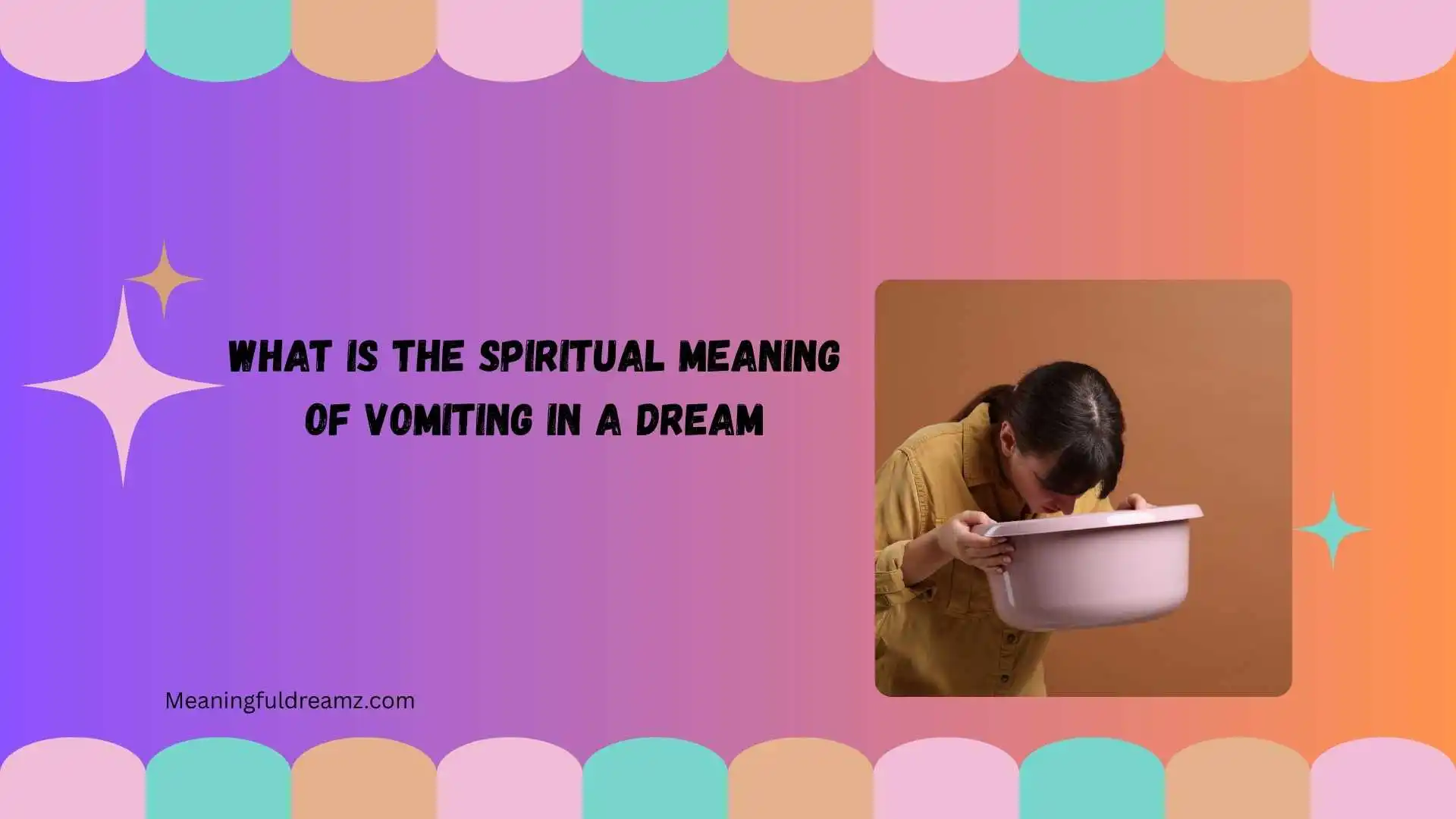 what is the spiritual meaning of vomiting in a dream