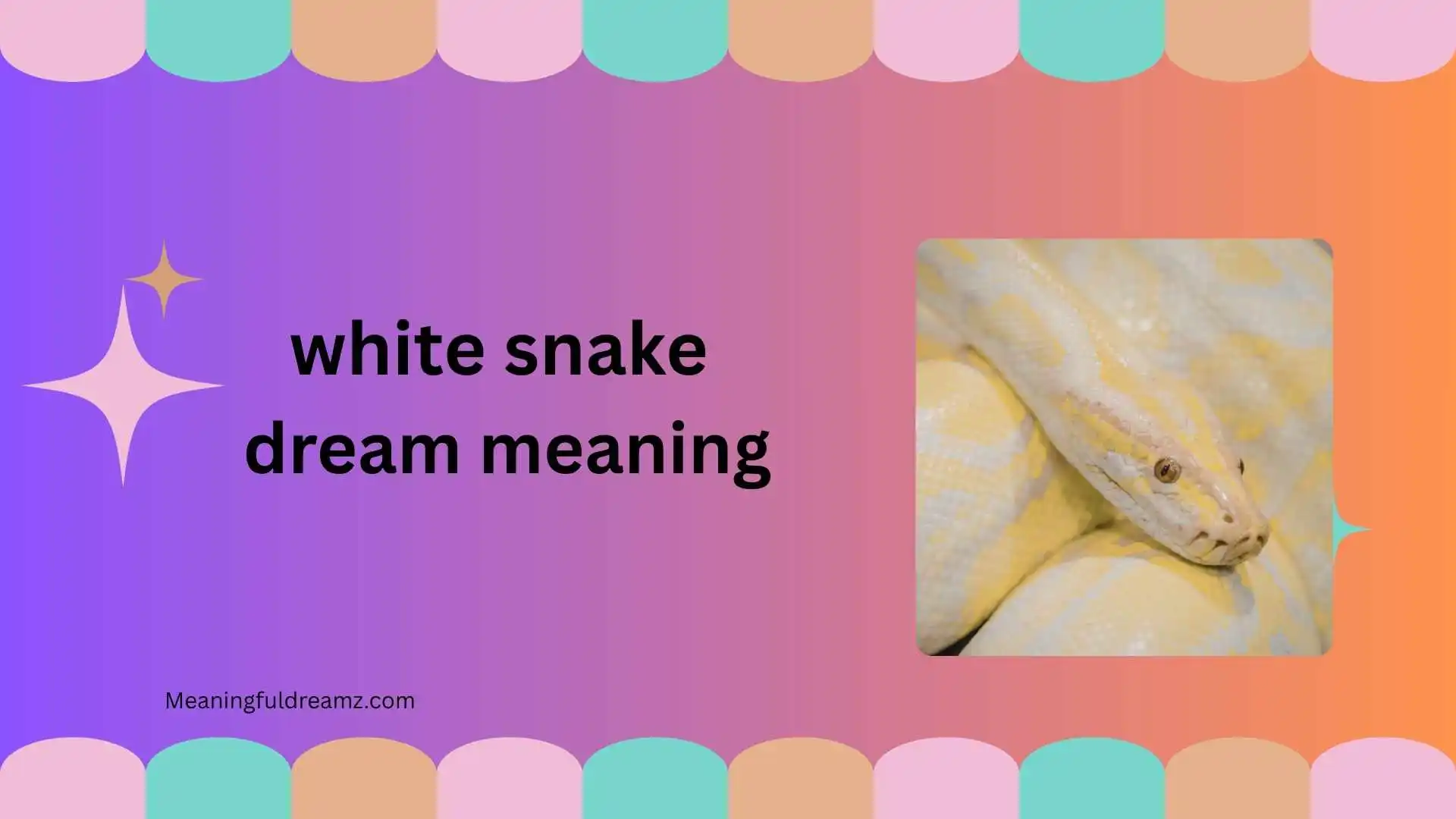 white snake dream meaning