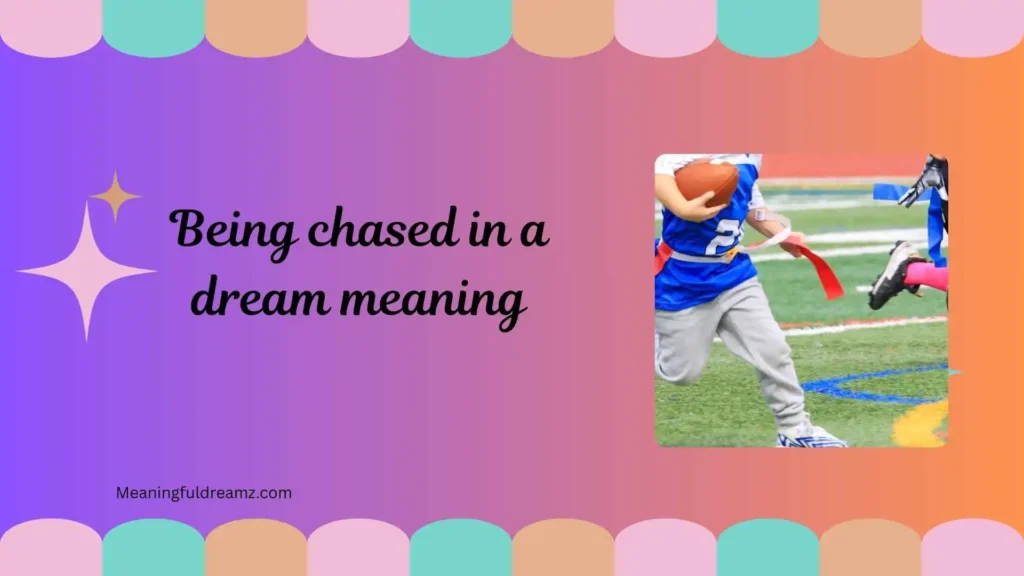 being chased in a dream meaning