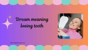 dream meaning losing teeth