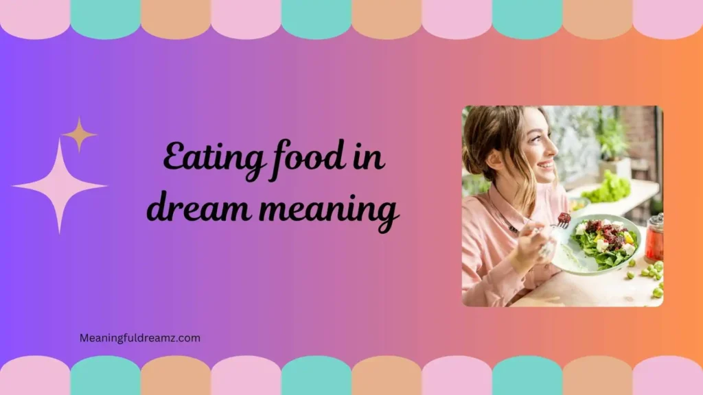 Dream of Eating Rotten or Spoiled Food