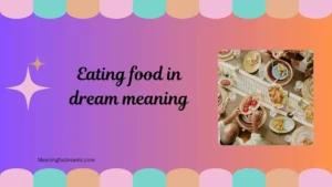 eating food in dream meaning