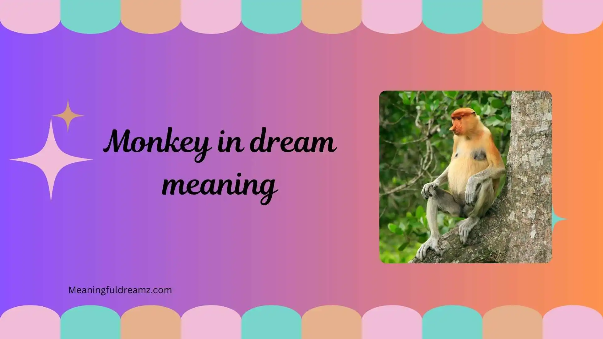 monkey in dream meaning