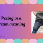 peeing in a dream meaning