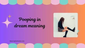 pooping in dream meaning