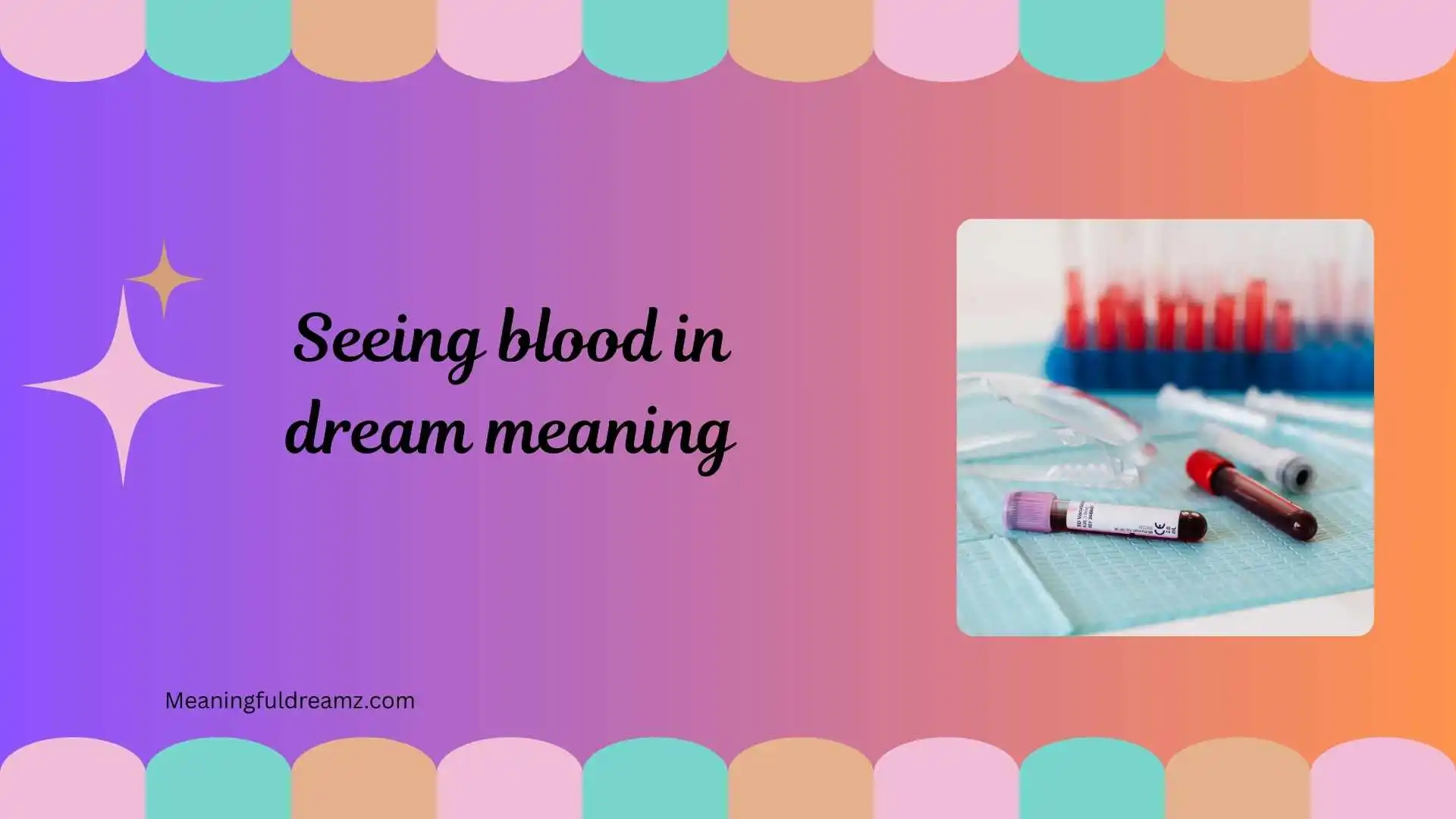 seeing blood in dream meaning