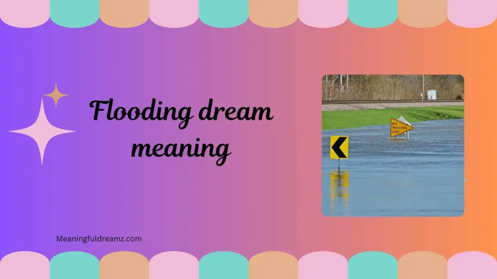 Types / Categories / Variations of Flooding Dream Meaning