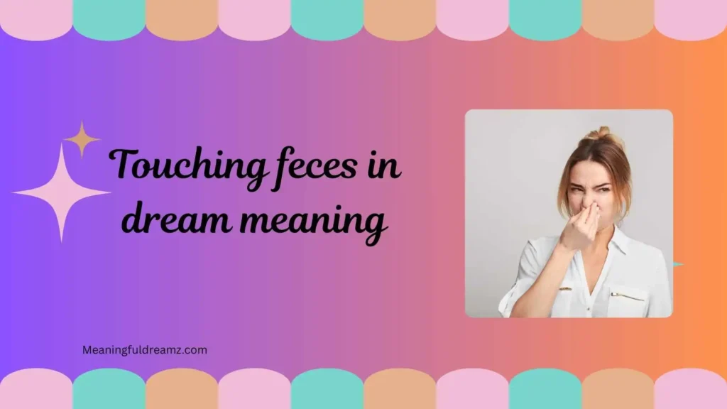 Types / Variations of Touching Feces in Dream Meaning