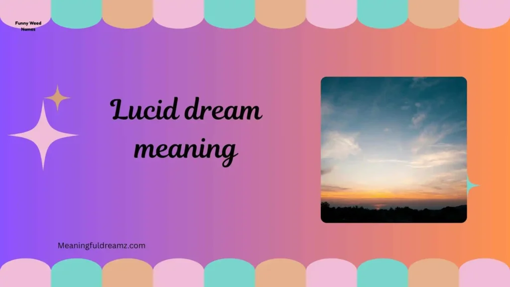 What is Lucid Dream Meaning?