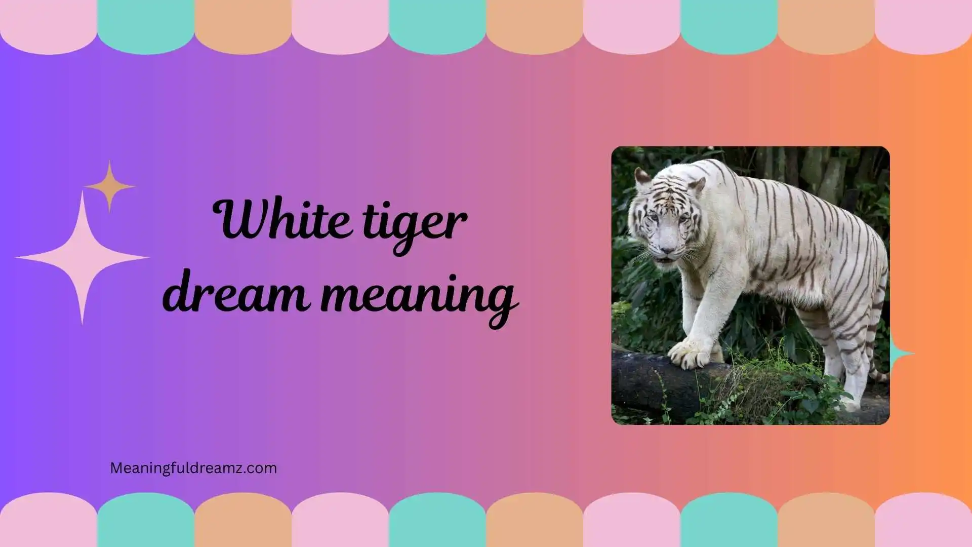 white tiger dream meaning