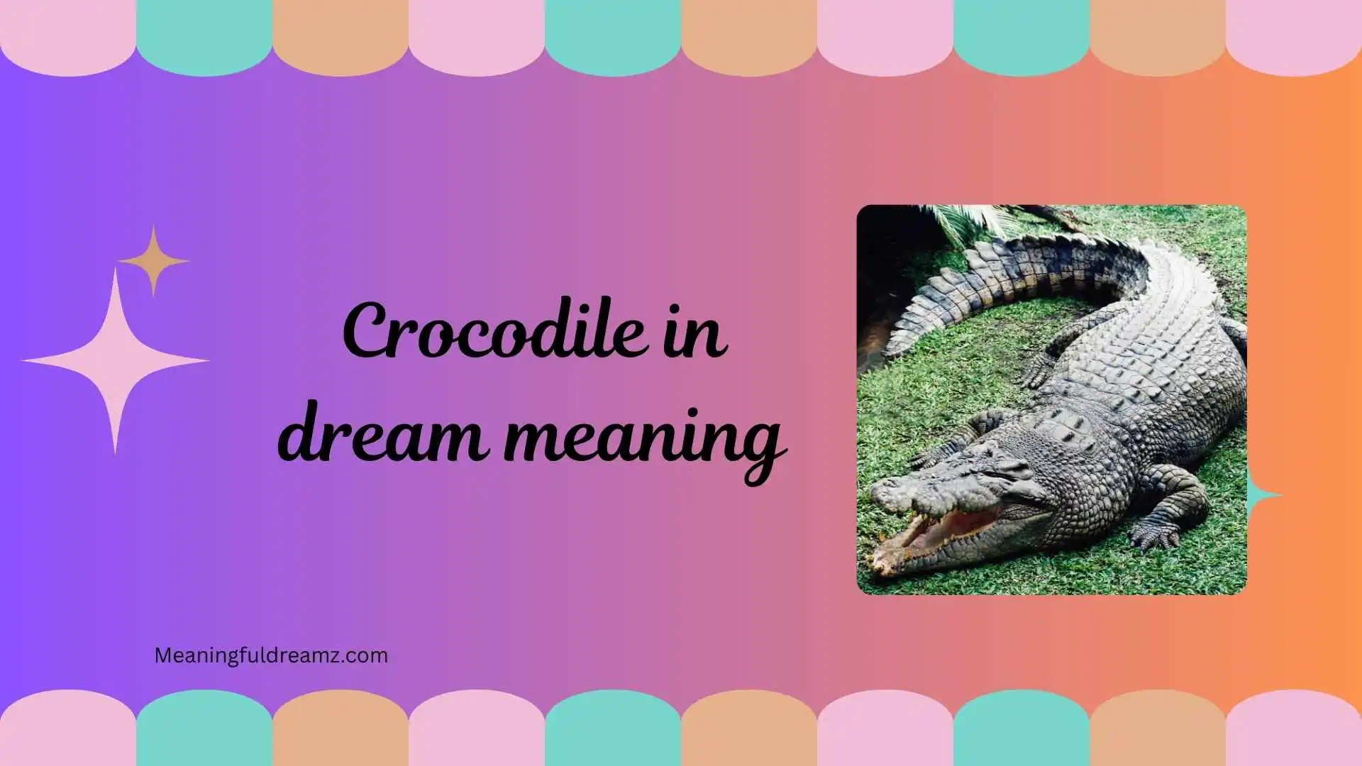 crocodile in dream meaning