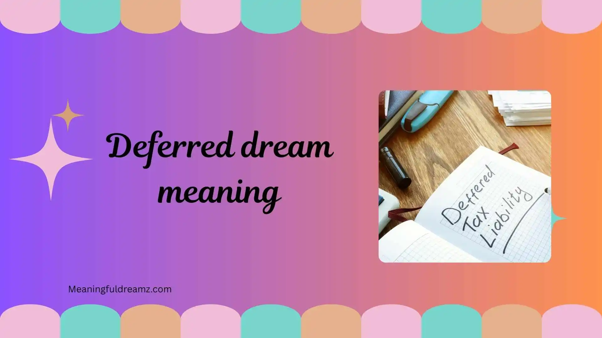 deferred dream meaning