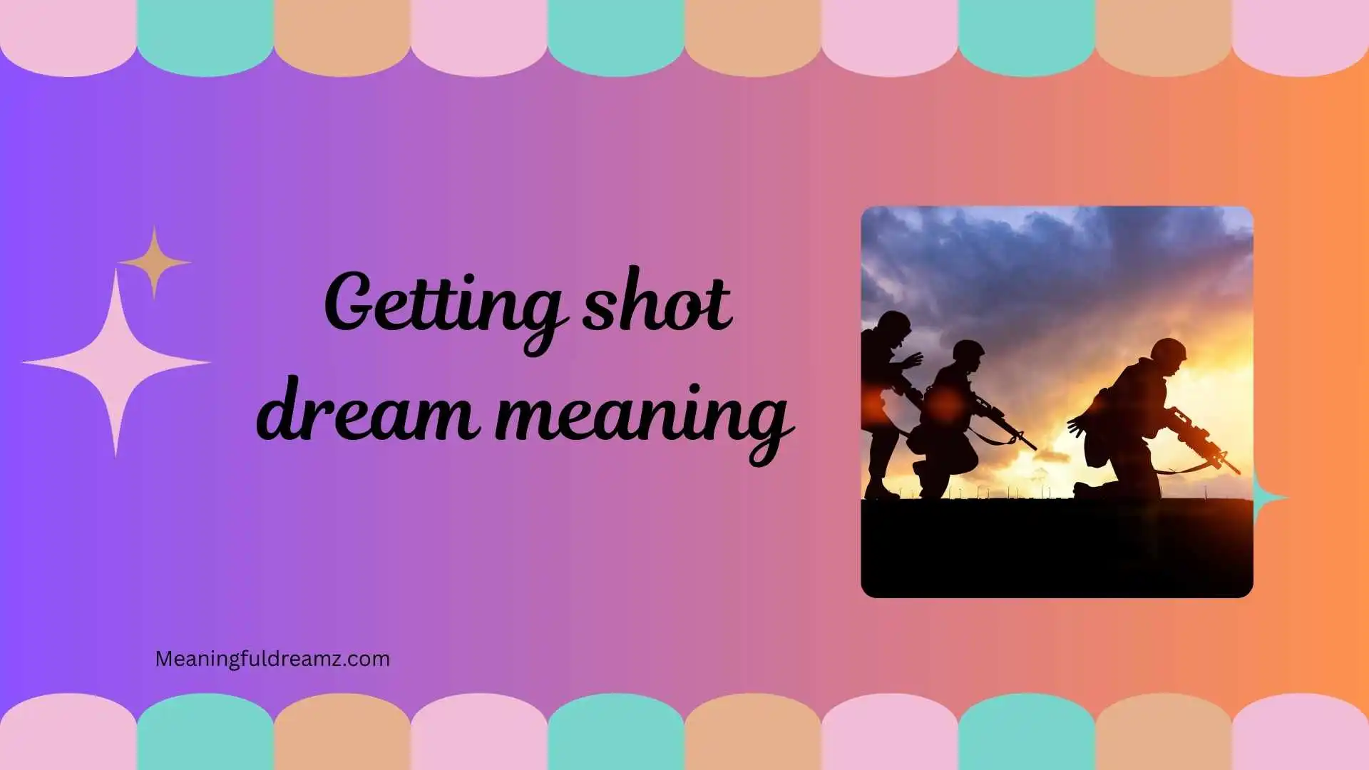 getting shot dream meaning