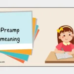 preamp meaning