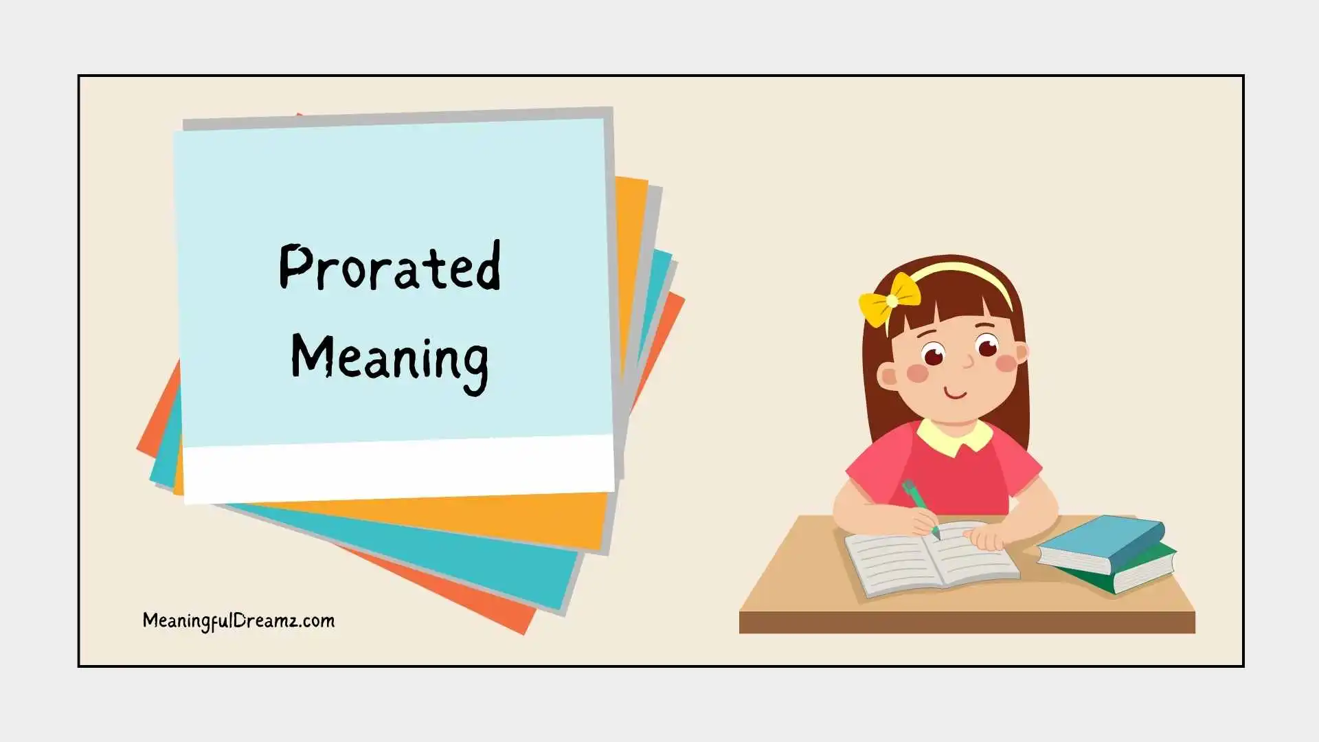 Prorated Meaning
