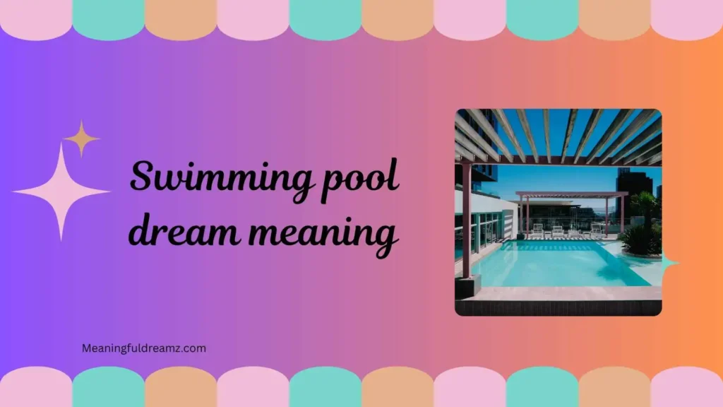 swimming pool dream meaning